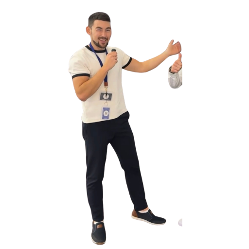 Dennis Wieczorek beim Schulen — GA-Coach Trainer
